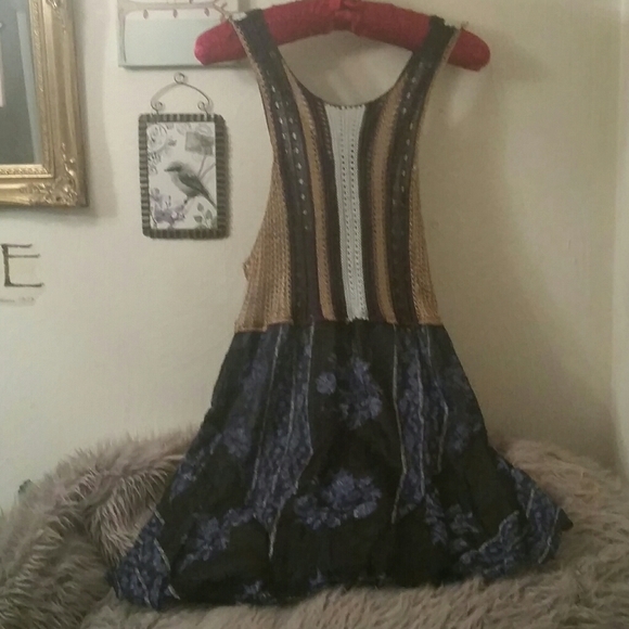 Free People boho tunic top / dress, Medium - Picture 3 of 12